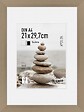 NIELSEN - Cadre Bois 21x29.7 Argent avec Passe Partout Ouverture 15x20 - vignette