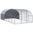 VIDAXL - vidaXL Poulailler d'extérieur 3x6x2 m Acier galvanisé - vignette