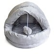 KZ GARDEN - Panier pour chat avec Coussin Lavable Niche avec balle Grotte Cabane Rembourrée Douillet KZ GARDEN - vignette