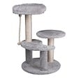 KZ GARDEN - Arbre à Chat Hauteur 62 cm 3 Plateformes perchées Griffoir Sisal Corde de Jeu Tour à griffer Perchoir - vignette