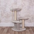 KZ GARDEN - Arbre à Chat Hauteur 62 cm 3 Plateformes perchées Griffoir Sisal Corde de Jeu Tour à griffer Perchoir - vignette