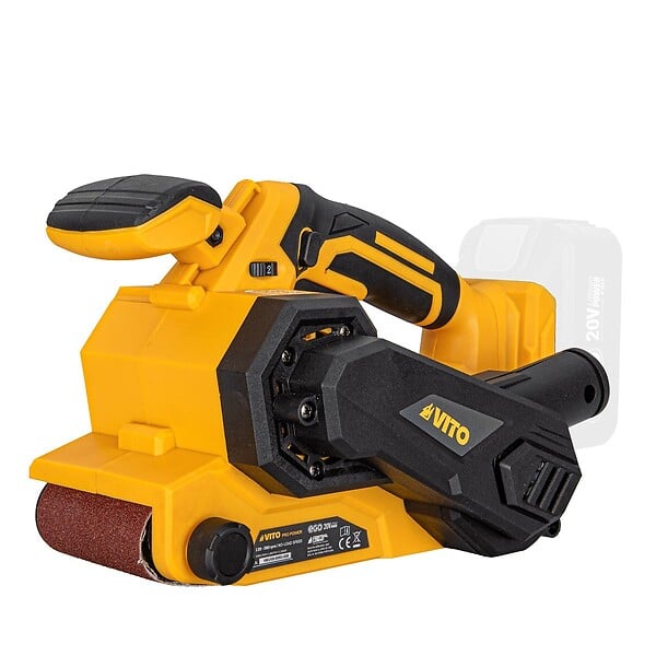 VITO - Ponceuse à bande 20V + Batterie Lithium 2Ah Ponçage 76 x 120 mm VITO - large