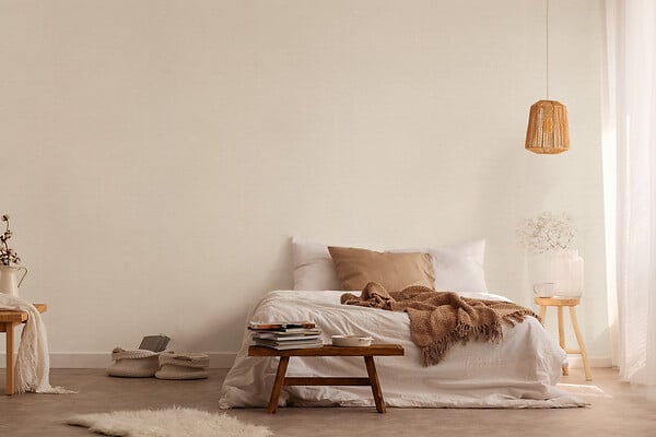 AS CREATION - pv/int paille beige - large