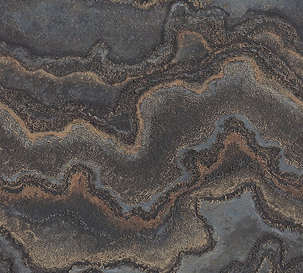 AS CREATION - pv/int malachite noir - large