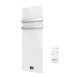 SANNOVER - Sèche-Serviette Electrique en Verre mural Omiros Sannover 850 W Blanc - vignette