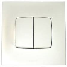 LEGRAND - Double interrupteur ou va-et-vient Neptune 10A - blanc - large