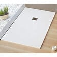 SANYCCES - Receveur de douche 80 x 110 cm extra plat LOGIC surface ardoisée rectangulaire blanc - vignette