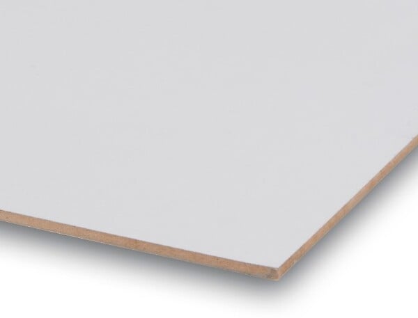 Panneau de construction HDF laqué blanc 244x122cm ep.3mm - large
