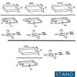 STANO - Plan suspendu pour vasque TOP noyer 60 x 46 cm - vignette
