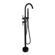 VALAZ - Robinet mitigeur baindouche sur pied CALGARY noir mat - vignette