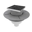 STANO - Bonde verticale DINO pour receveurs à carreler avec grille en acier inoxydable - vignette