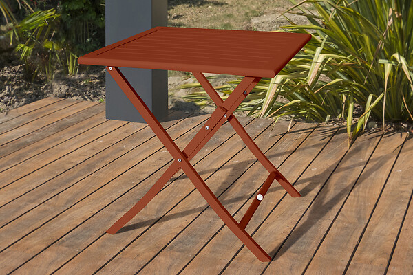 CITY GARDEN - Table de jardin pliante en aluminium - MARIUS - large