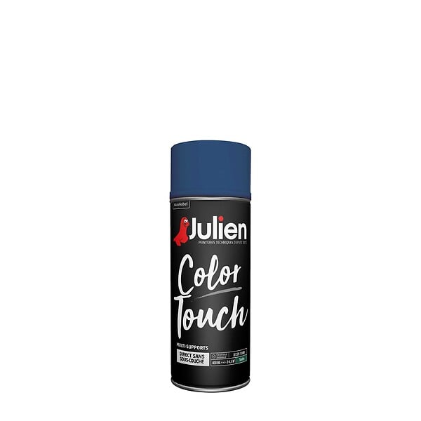 JULIEN - Peinture aerosol Color Touch - Marine - Satin - 400ml - large
