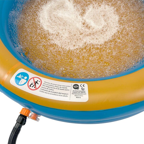 WATERCLIP - WATERCLIP Piscine gonflable à bulles pour enfant Ø105x23cm avec gonfleur - large