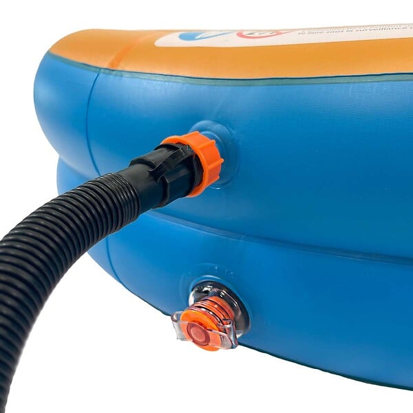 WATERCLIP - WATERCLIP Piscine gonflable à bulles pour enfant Ø105x23cm avec gonfleur - large