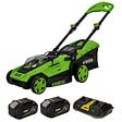 VITO - Tondeuse à gazon 40V -2 Batteries lithium 4.0Ah Chargeur Double Moteur Brushless 600m2 VITO - vignette