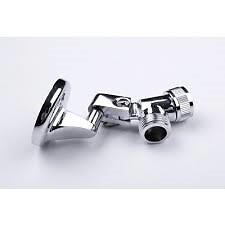 PERFECTLINE - Support douchette avec articulation chrome - large