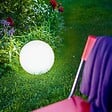 LUMISKY - 2 Boules lumineuses solaires SOLSTY D30cm - vignette