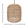 LUMISKY - Suspension nomade GIACOMO NOMAD H45cm - vignette