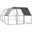 VIDAXL - vidaXL Poulailler d'extérieur 3x6x2 m Acier galvanisé - vignette