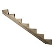 DECKLINEA - Limon 7 Marches Escalier Pin Traite - Escalier Extérieur - Pré-entaillé - vignette