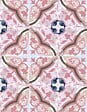 COMPTOIR DU CERAME - Carrelage sol et mur grès cérame ROSACE CLASSIC ROSE 20X20 cm pour intérieur ou extérieur MK2305219 - vignette