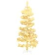 VIDAXL - vidaXL Arbre de Noël hélicoïdal pré-éclairé et support blanc 150cm PVC - vignette