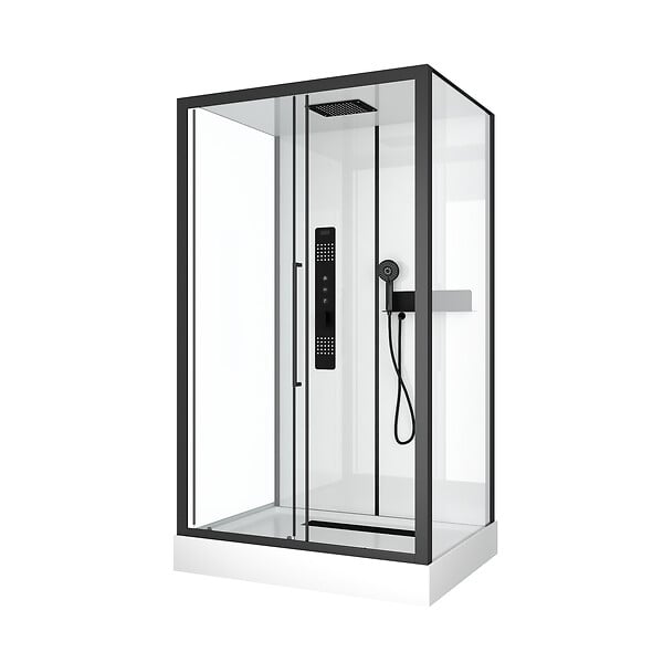 AURLANE - Cabine de douche RECTANGLE - 90x115x217 cm - FACTORY 2 RECTANGLE - large