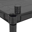 ITOOLS - Etagère résine Noire 3 tablettes L61xP31xH95 cm Charge 30kg par étage ITOOLS - vignette