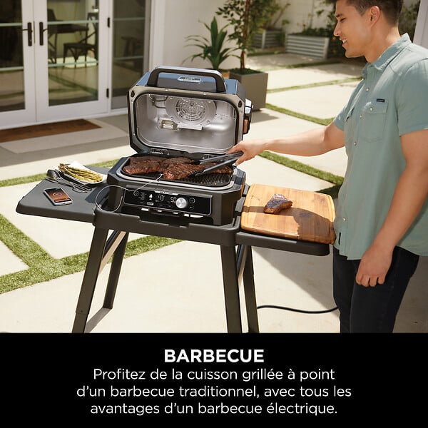 NINJA - Barbecue électrique et fumoir Ninja Woodfire Pro Connect XL - large