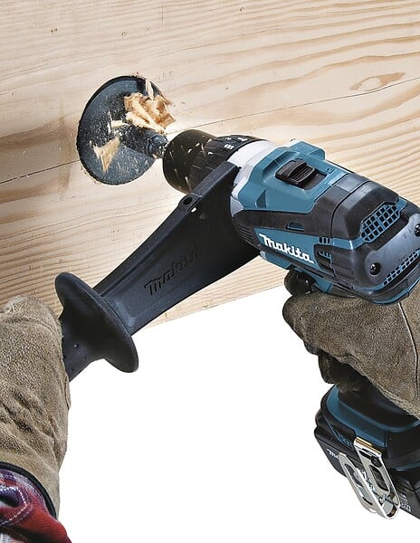 MAKITA - Pack 4 outils MAKITA DLX4054MX1 (DF458+GA452+HR202+TD152+3xBL1840B+DC18RC+SAC OUTIL) - large