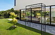 CENTRALE BRICO - Pergola tube CAR25 Linéale anthracite - 155x50x198 cm - Acier époxy - vignette