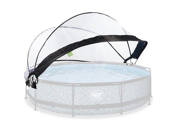 EXIT TOYS - Dôme pour piscine tubulaire ronde de Ø 3,60 à 3,70 m - Exit Toys - large