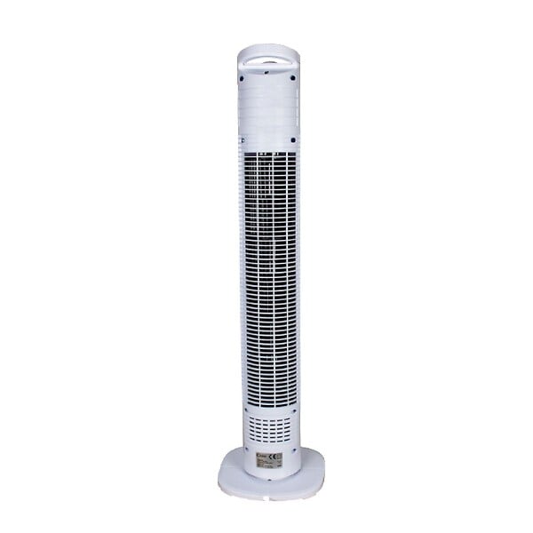 DIO - Ventilateur colonne silencieux oscillant 50W 79cm - Blanc - DiO - large