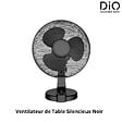 DIO - Ventilateur de table Ø40cm 45W - Noir - DiO - vignette