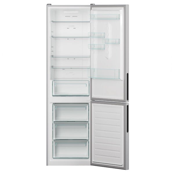 CANDY - réfrigérateur combiné 60cm 378l ventilé silver - CCE3T620FS - large