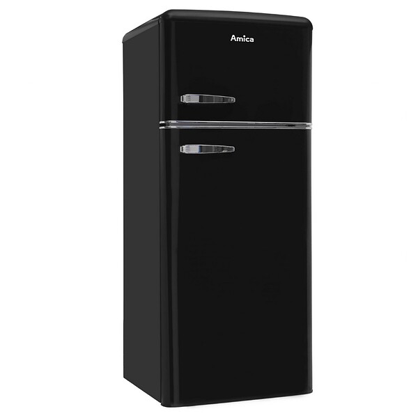 AMICA - réfrigérateur combiné 55cm 246l statique noir - AR7252N - large
