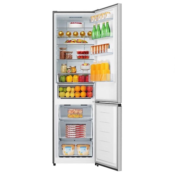 HISENSE - réfrigérateur combiné 60cm 336l nofrost inox - RB440N4BCE - large