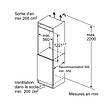 BOSCH - réfrigérateur 1 porte intégrable à glissières 187l - KIL42NSE0 - vignette