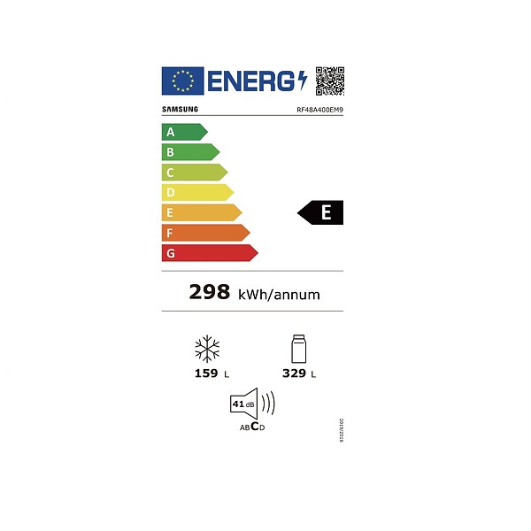 SAMSUNG - réfrigérateur américain  91cm 488l nofrost inox - RF48A400EM9 - large