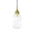 C-CREATION - suspension EOLINE reference 280061 transparent et doré - vignette