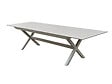 MODE DE VIE - Table de jardin extensible Denver - Aluminium - Taupe - 12 personnes - vignette