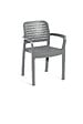 KETER - Fauteuil de jardin empilable Chloé Gris Sparkle - vignette