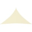 VIDAXL - vidaXL Voile de parasol tissu oxford triangulaire 2,5x2,5x3,5 m crème - vignette