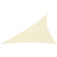VIDAXL - vidaXL Voile de parasol tissu oxford triangulaire 4x5x6,4 m crème - vignette