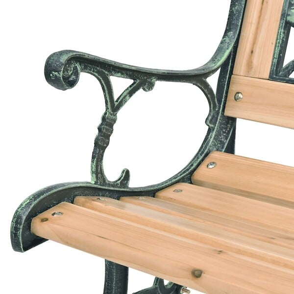 VIDAXL - vidaXL Banc de jardin 122 cm Bois - large