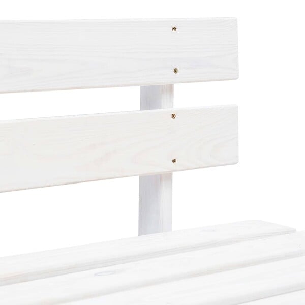 VIDAXL - vidaXL Banc palette de jardin bois gris blanc - large