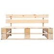 VIDAXL - vidaXL Banc palette de jardin bois - vignette
