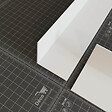 TECNOPROFILS - Cornière PVC - Longueur 1 m - Blanc - 5 x 5 cm - vignette