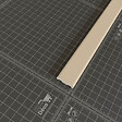 TECNOPROFILS - Champlat PVC Cellulaire 25 mm - Longueur 1 m - Sable - vignette
